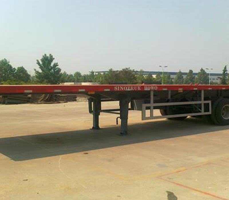 3 Axles Flatbed trailer