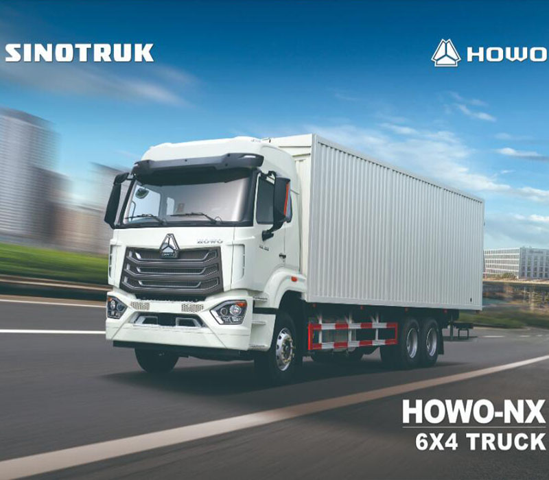 HOWO NX 6x4 BOX CARGO TRUCK
