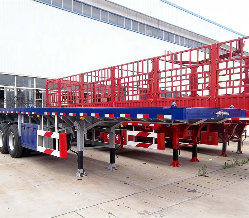 SINOTRUK FLATBED TRAILER WITH PILLAR1